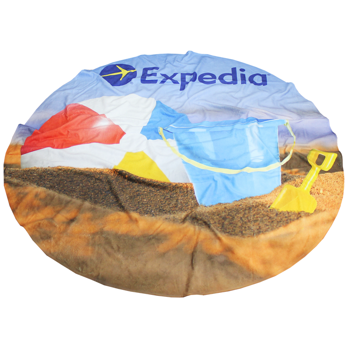  Full Color Round Beach Towel