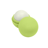 Light Green with Melon Flavor Spherical Lip Balm Thumb