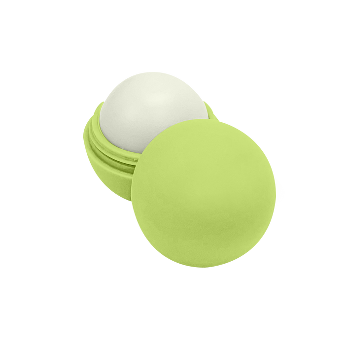 Light Green with Melon Flavor Spherical Lip Balm