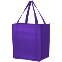 Purple Thrifty Grocery Tote Thumb