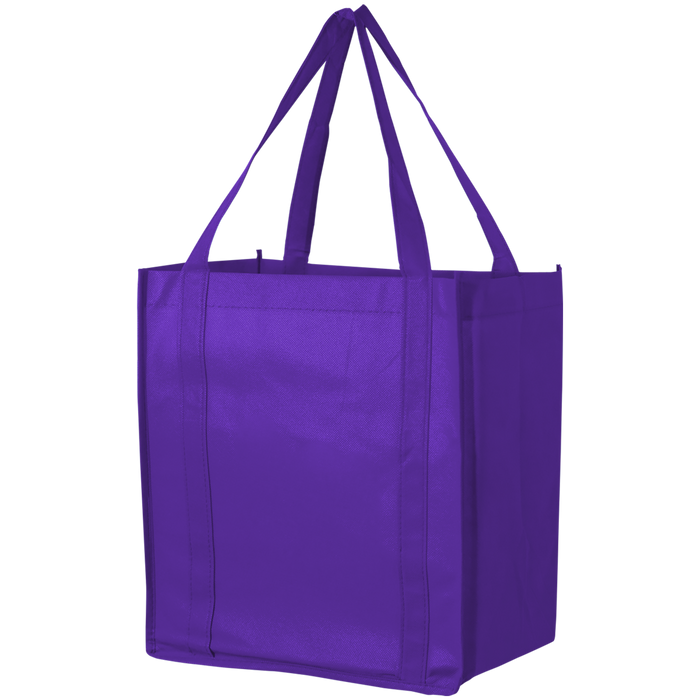 Purple Thrifty Grocery Tote