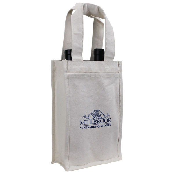 cotton canvas bags,  wine totes, 