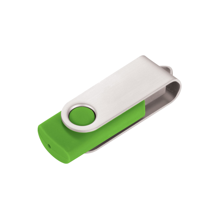 Lime Green 4GB USB Flash Drive 