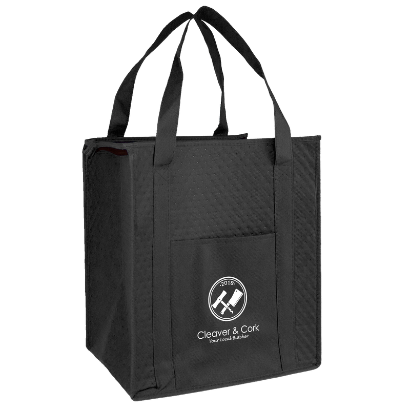 Cleaver & Cork LLC / Insulated Tote with Pocket / Best Selling Bags