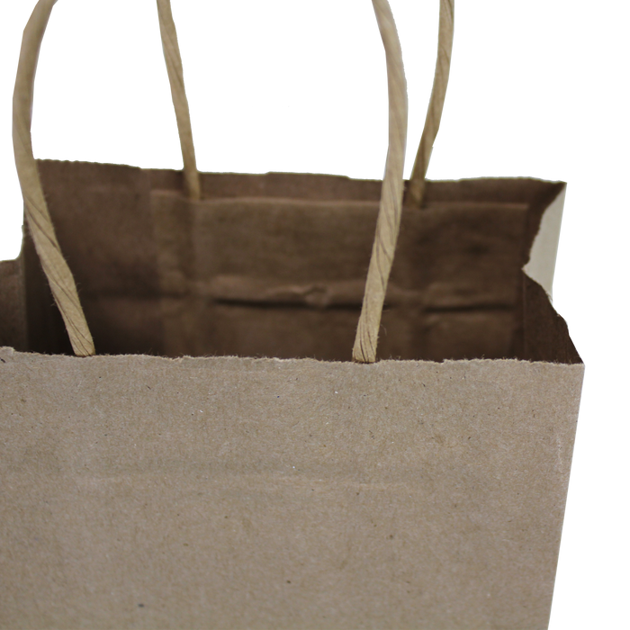  Mini Kraft Paper Shopper Bag