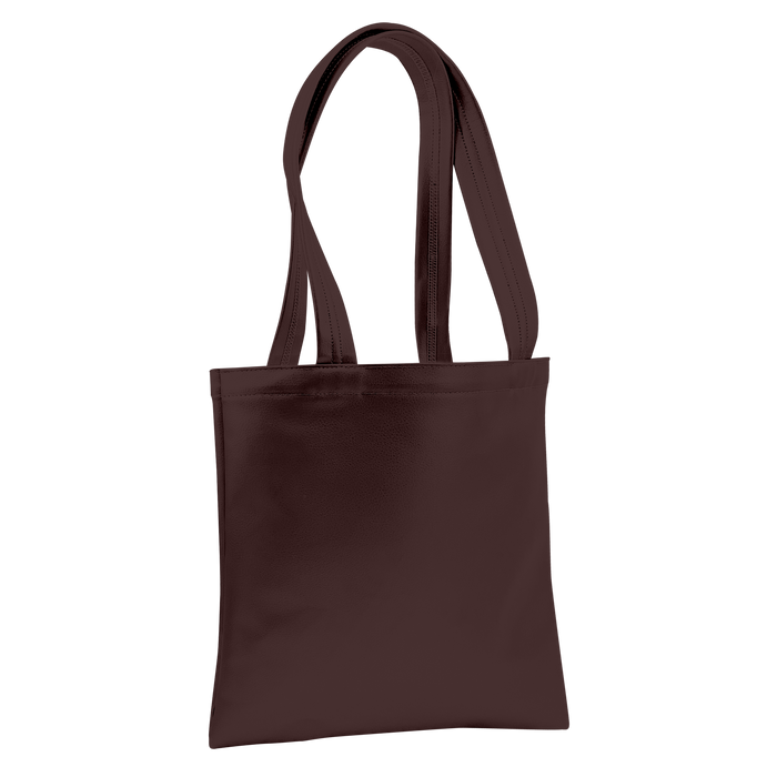 Espresso Large Vegan Leather Tote Bag