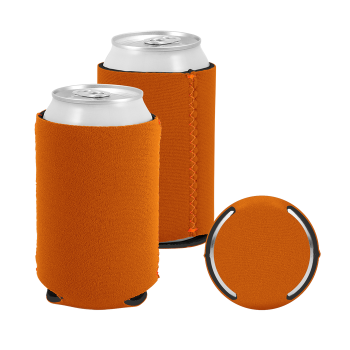 Texas Orange Premium Collapsible Neoprene Koozie