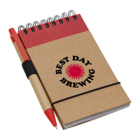  Recycled Mini Spiral Notebook with Pen Thumb
