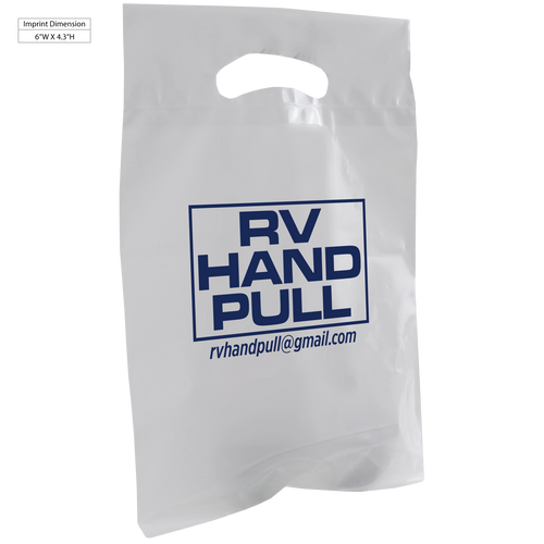 RV Hand Pull / Small Recyclable Die Cut Plastic Bag / Plastic Bags