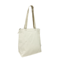 Natural Zip Top Bamboo Tote Bag Thumb