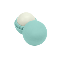Light Teal with Mint Flavor Spherical Lip Balm Thumb