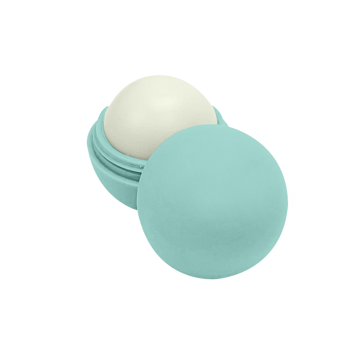 Light Teal with Mint Flavor Spherical Lip Balm