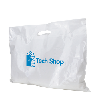 Extra Wide Recyclable Die Cut Plastic Bag
