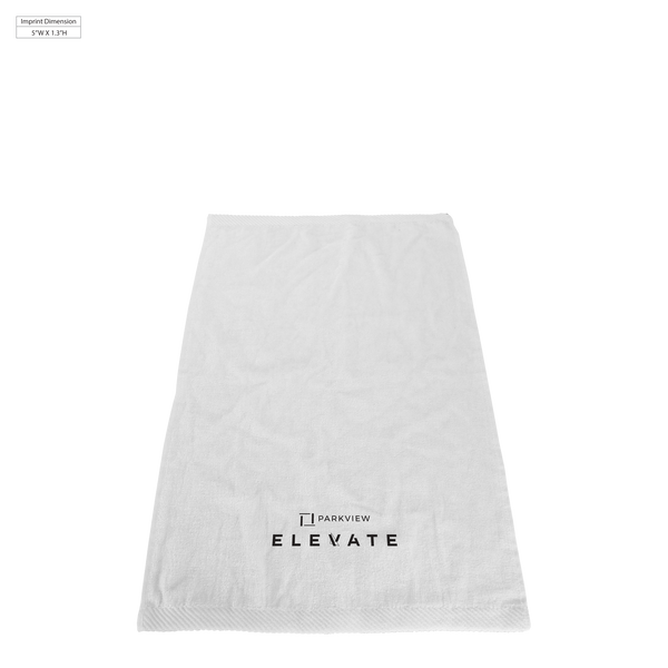 fitness towels & rally towels,  silkscreen imprint, 