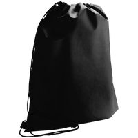 Black DISCONTINUED-Classic Drawstring Backpack Thumb