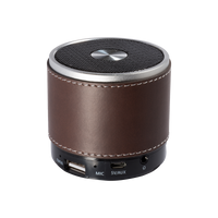 Brown Tuscany™ Faux Leather Wireless Speaker Thumb