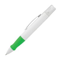 Lime Green Mist Refillable Sanitizer Ballpoint Pen Thumb