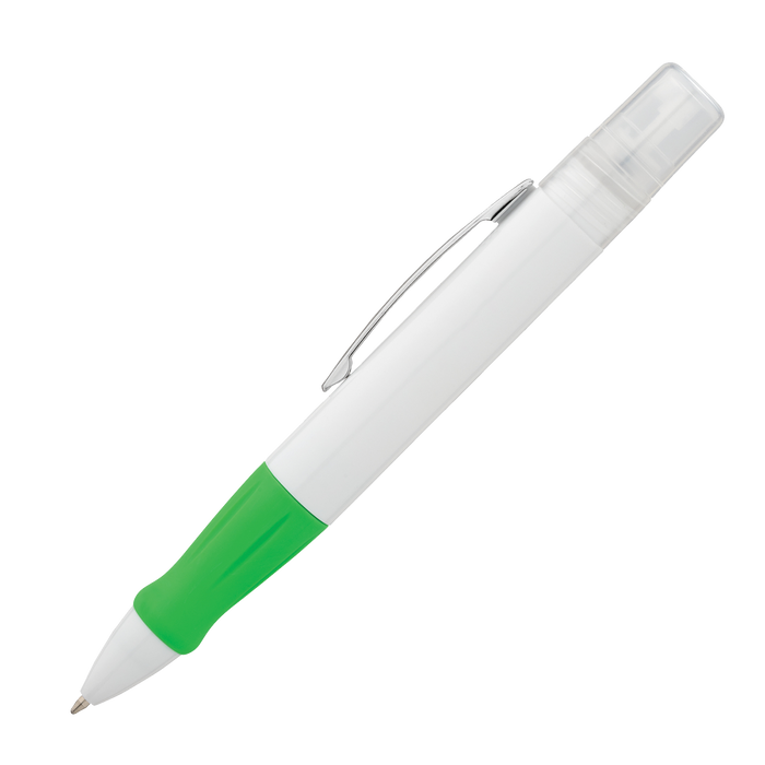 Lime Green Mist Refillable Sanitizer Ballpoint Pen