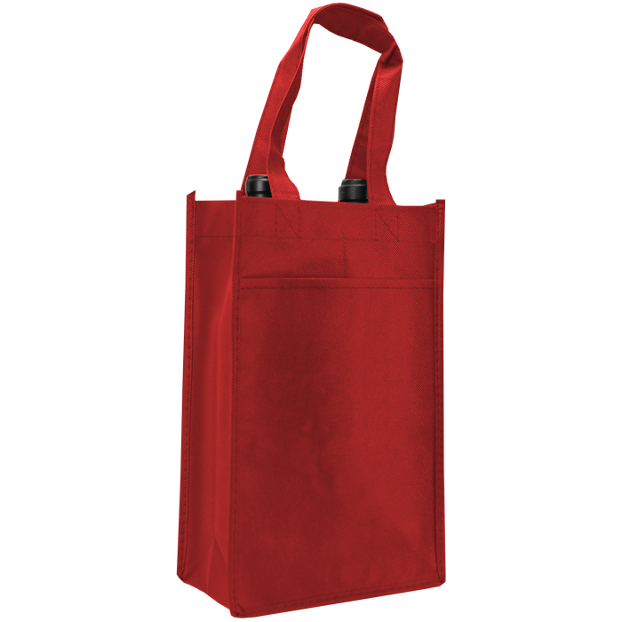 Red 2 Bottle Wine Tote