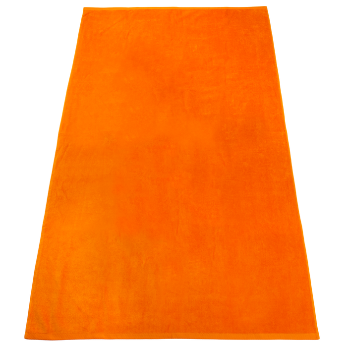 Orange Nautica Color Beach Towel