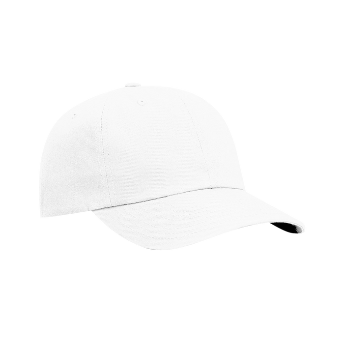 White Premium Cotton Dad Hat
