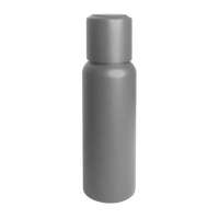 Matte Grey Stainless Steel Insulated Thermos with Cup Thumb