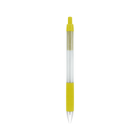 Yellow with Black Ink Frosted Barrel Pen Thumb