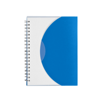 Blue Crescent Spiral Notebook Thumb