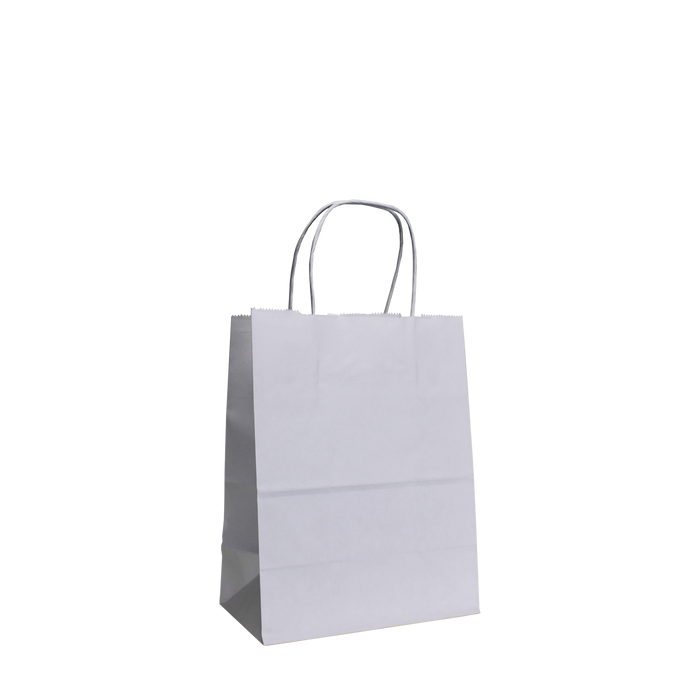 White Extra Small White Paper Shopper Bag