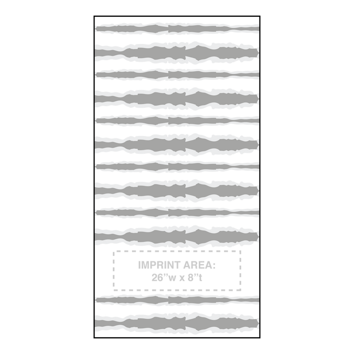  Tie-Dye Striped Beach Towel