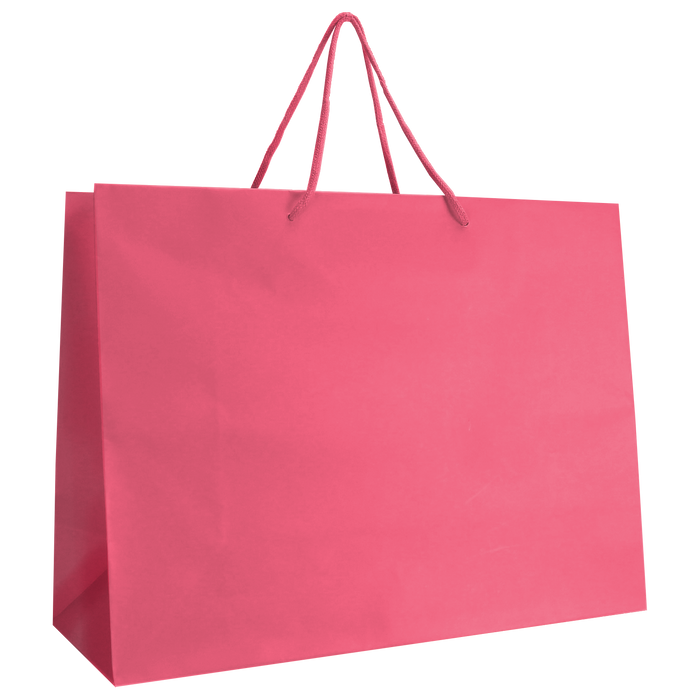 Pink Large Matte Shopper Bag