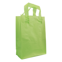 Lime Medium Frosted Plastic Shopper Thumb