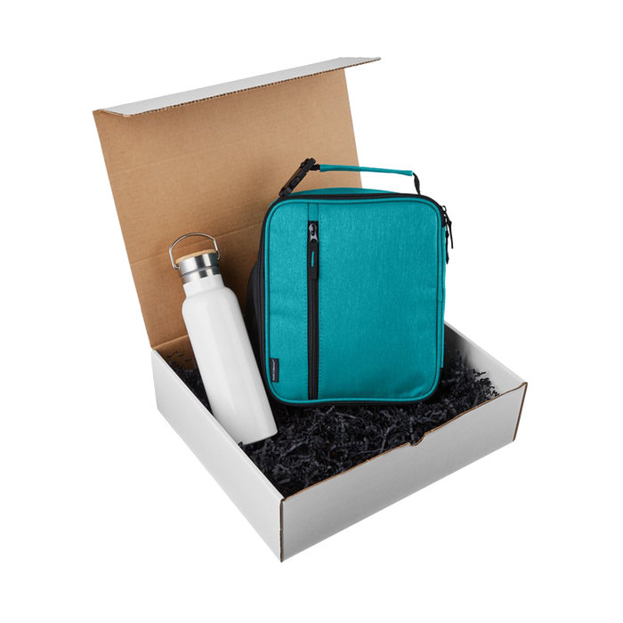 Teal Sip & Snack Gift Set