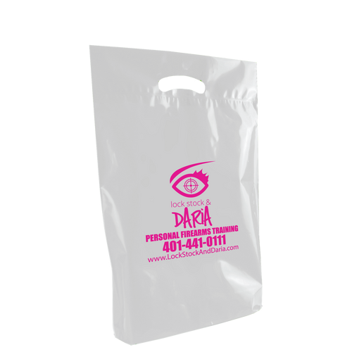 Creative Design & Print / Medium EcoFriendly Die Cut Plastic Bag