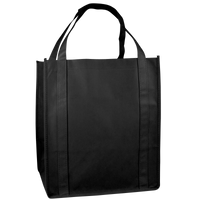 Black Big Thrifty Grocery Tote Thumb