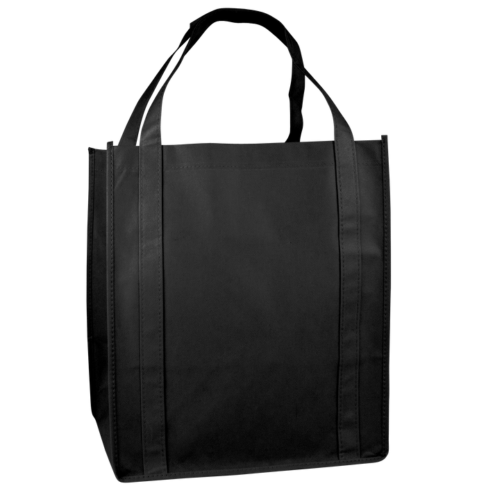 Black Big Thrifty Grocery Tote