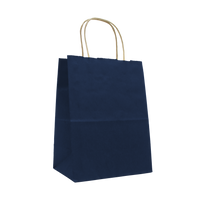 Navy Blue Extra Small Matte Color Kraft Bag Thumb