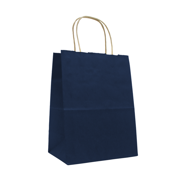 Navy Blue Extra Small Matte Color Kraft Bag