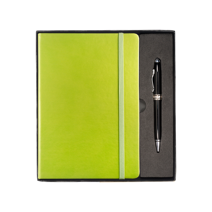 Lime Green Tuscany™ Journal and Stylus Pen Gift Set