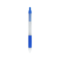 Blue with Black Ink Frosted Barrel Pen Thumb