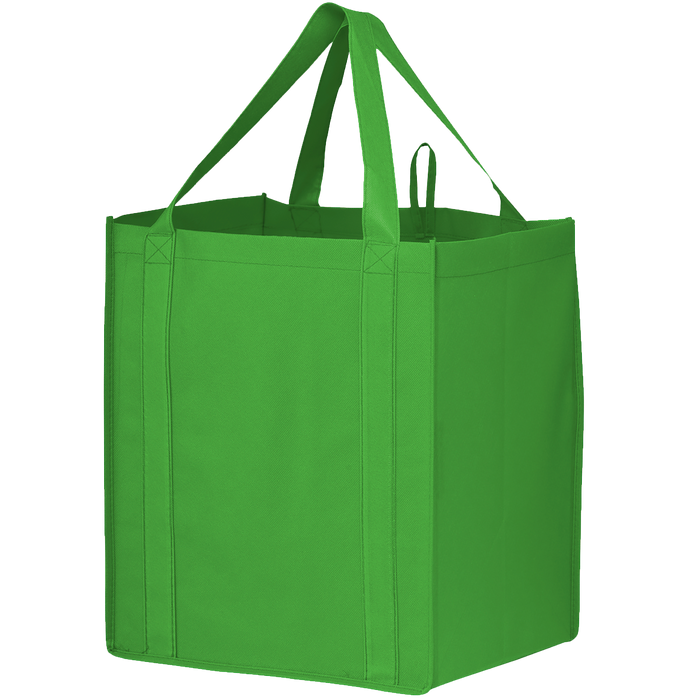 Lime Green Big Storm Grocery Bag