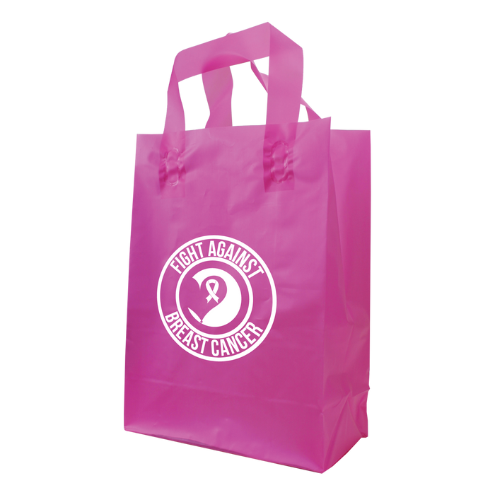  Medium Frosted Plastic Shopper