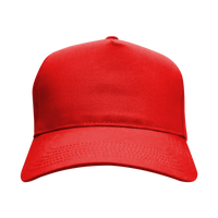 Red Otto Cotton Twill Baseball Cap Thumb