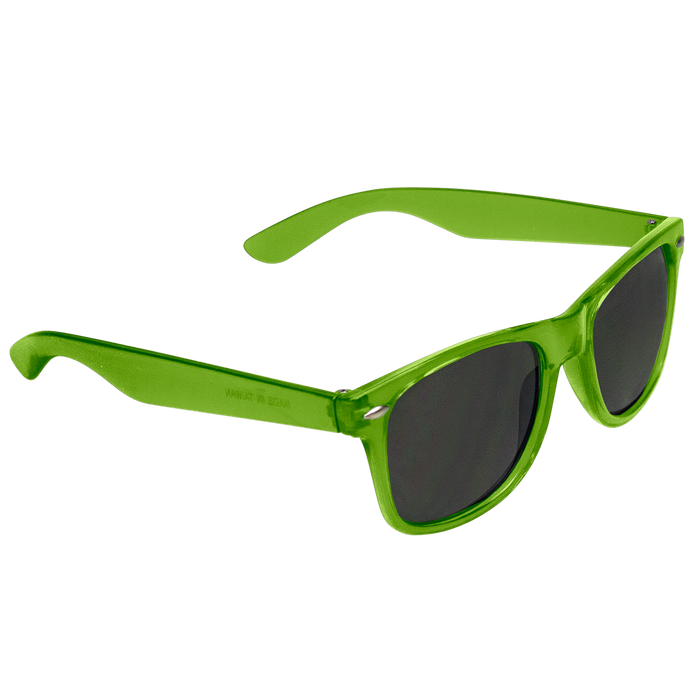 Translucent Lime Classic Color Sunglasses