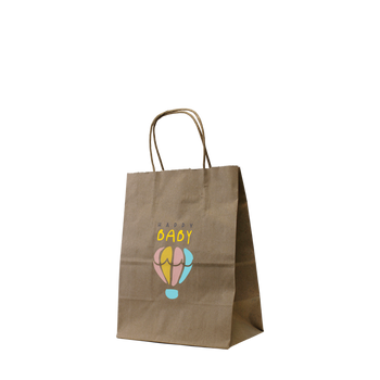 Extra Small Kraft Paper Shopper Bag