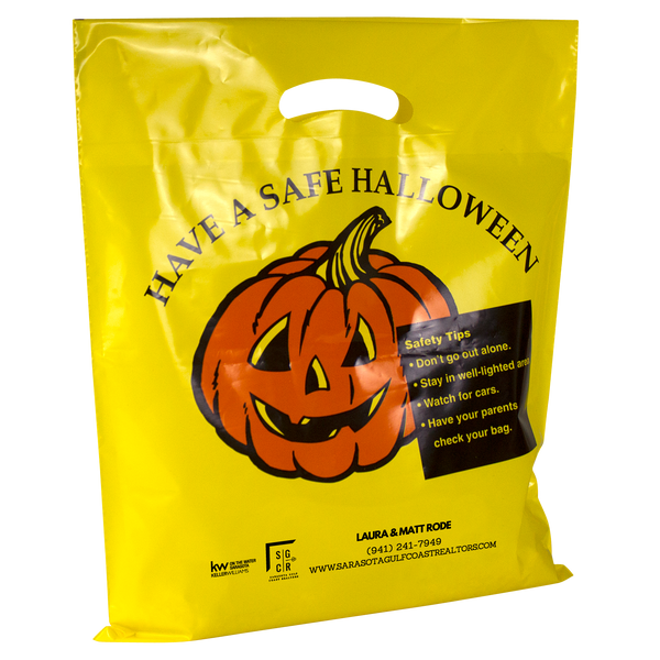 halloween bags,  plastic bags, 