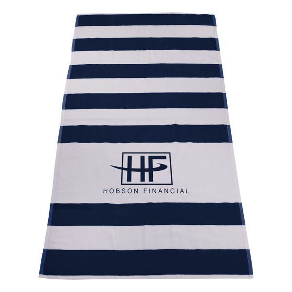 imprinted beach towels,  striped beach towels, 