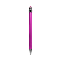 Pink with Black Ink Chrome Stylus Pen Thumb