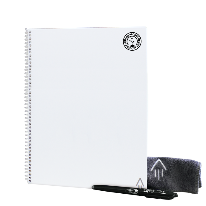 Rocketbook Smart Reusable Notebook, Fusion Letter Size Spiral Note