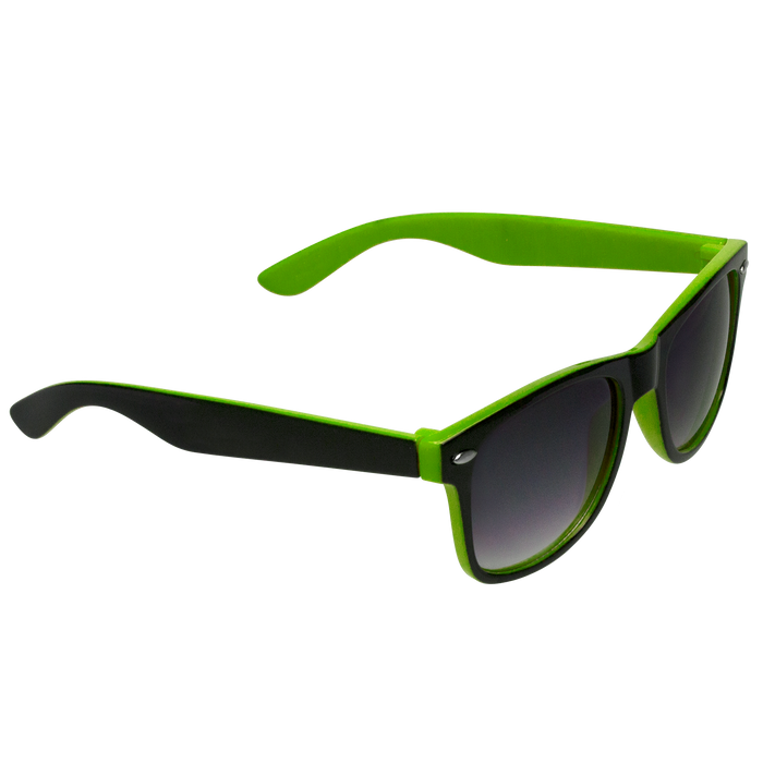 Black/Lime Daytona Sunglasses